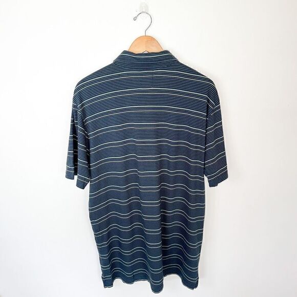 Billy Reid Men’s Contrasting Horizontal Stripe Polo Shirt - Picture 2 of 8